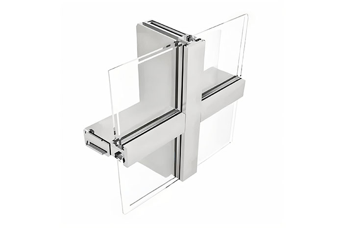 鋁型材定制開模玻璃幕墻鋁型材-05