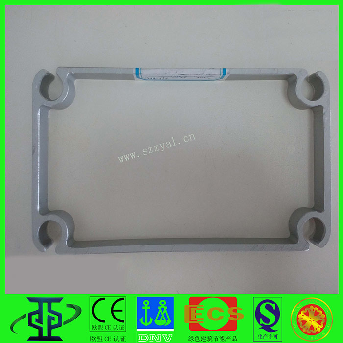 鋁型材定制開(kāi)模166X88篷房鋁管型材